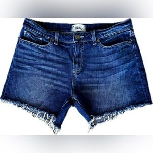 Paige Emilia Cut Off Denim Shorts, 29